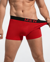 4 Packs Men's Fashion Ice Silk Sports Boxer Briefs