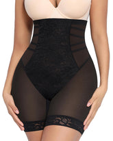 High Waist Tummy Control Lace Butt Lifting Shapewear Shorts