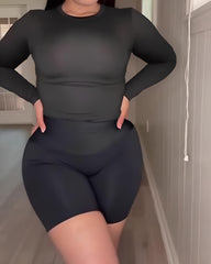 Women's Seamless High Waist Body Shaping Tummy Control Non-slip Shorts