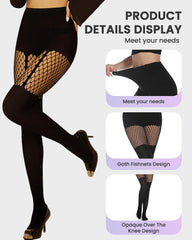 Mock Thigh High Stockings For Women Sexy Fishnet Tights Suspender Pantyhose  (bundle sale)