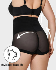 High Waist Mesh Tummy Control Butt Lifting Shaping Panty