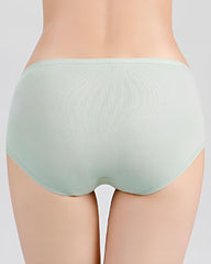 Women's Pure Cotton Stretch Mid-waist Soft Panties