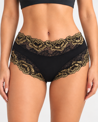 3-Pack/5-Pack Sexy Floral Lace Mid-Rise Panties
