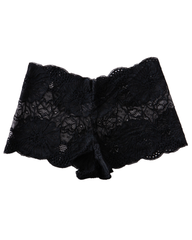Sexy Low-Rise Lace Seamless Panties with Cotton Crotch