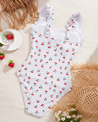 Printed Push-Up Backless Color-Block Vacation Bikini