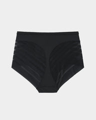 Seamless Breathable Lace Mid-Rise Panties