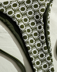 Sunflower Print Two-Piece Bikini Set