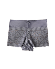 Sexy Hollow-Out Lace Mid-Rise Breathable Boyshorts