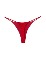 Double-Layer String Cotton T-Back Thong