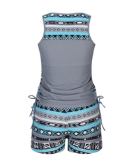 Quick-dry Hot Spring Beach Two-Piece Set