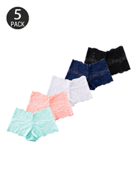 Sexy Low-Rise Lace Seamless Panties with Cotton Crotch