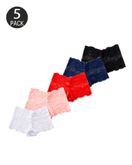 Sexy Low-Rise Lace Seamless Panties with Cotton Crotch