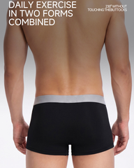4 Packs Men's Fashion Ice Silk Sports Boxer Briefs