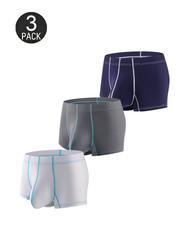 Men’s Ice Silk Comfortable Breathable Large Pouch Boxer Briefs