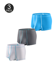 Men’s Ice Silk Comfortable Breathable Large Pouch Boxer Briefs