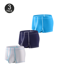 Men’s Ice Silk Comfortable Breathable Large Pouch Boxer Briefs