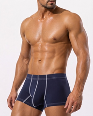 Men’s Ice Silk Comfortable Breathable Large Pouch Boxer Briefs