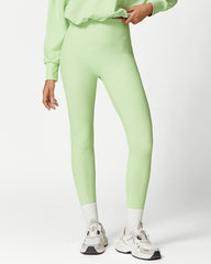 High Waist Ribbed Workout Leggings