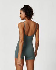 Lightweight Comfort Workout Jumpsuit Shorts