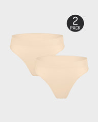 Seamless Comfort Thong Panty (2 Pack)