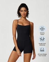 Lightweight Comfort Workout Jumpsuit Shorts