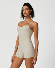 Lightweight Comfort Workout Jumpsuit Shorts