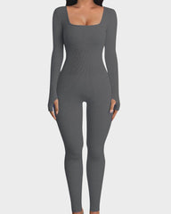Long Sleeve Full Body Shaper Bodysuit