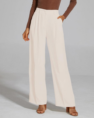 Long Straight Suit Pants