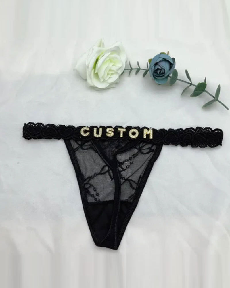 Custom Thong - Name Thong custom thong adult lingerie