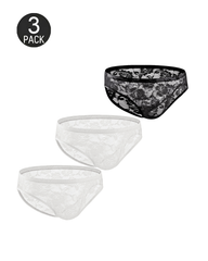 Men's Sexy Sheer Lace Briefs
