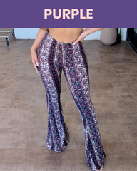Booty Lifting Boho Flare Pants