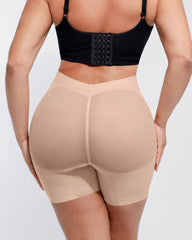 Women's Tummy Slimming Legs Back Low Waist Close-Fitting Mesh Body Shaping Buttocks Shorts