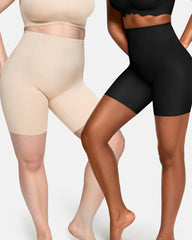 Women's High Waist Seamless Tummy Lifting Buttocks Breathable Shaping Shorts