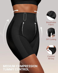 Women's High Waist Seamless Tummy Lifting Buttocks Breathable Shaping Shorts