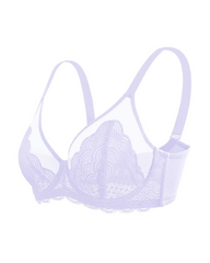 Women's Mermaid Scale Lace Unlined Bra