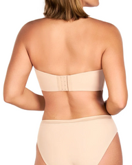 Women's Unlined Seamless Comfort Non-slip Underwire Plus Size Bandeau Strapless Bra