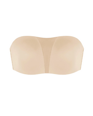 Women's Unlined Seamless Comfort Non-slip Underwire Plus Size Bandeau Strapless Bra