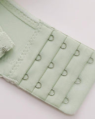 Women's Adjustable Support Straps Wirefree Comfort Push Up Jacquard Bra