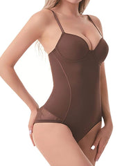 Women's Tummy-Control Sleeveless Tube Top Hip Lace One-Piece Body Shaper