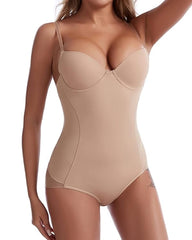 Women's Tummy-Control Sleeveless Tube Top Hip Lace One-Piece Body Shaper