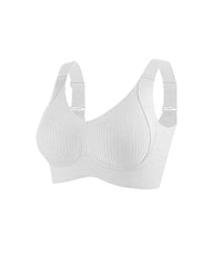 Women's Solid Color Four-Row Adjustable Wire-Free Comfortable bra