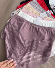 Women's Daily High Elastic Seamless Tummy Lifting Buttocks Mesh Breathable Underwear