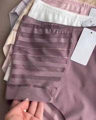 Women's Daily High Elastic Seamless Tummy Lifting Buttocks Mesh Breathable Underwear