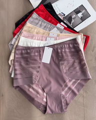 Women's Daily High Elastic Seamless Tummy Lifting Buttocks Mesh Breathable Underwear