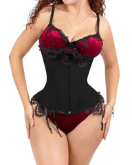 Women's Double Compression Straps Zippered Belly Control Invisible Waist Belt