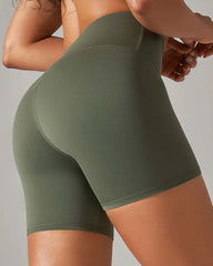 Women's Summer Thin Tummy Lifting Buttocks Sports Casual Yoga Shorts