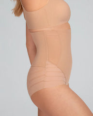 Women's High Waist Tummy Lifting Mesh Breathable Comfortable Shaping Panties