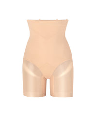 High Waist Double Layer Body Shaping Mesh Tight Tummy Lifting Breathable Shorts