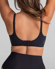 Women's V-Neck Mesh Gathered Seamless Comfortable Cross Bra