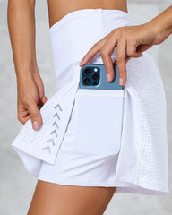 Summer High Waist Side Slits With Pockets Breathable Stretch Yoga Sports Fitness Shorts